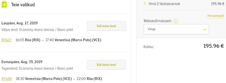 soodsalt veneetsiasse 1