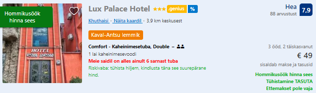 kutaisi hotell